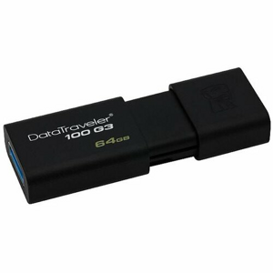 128GB Kingston USB 3.0 DataTraveler 100 G3 (100MB/s čtení)