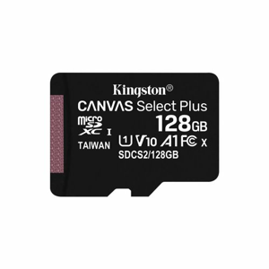 128GB microSDXC Kingston Canvas Select Plus  A1 CL10 100MB/s bez adapteru