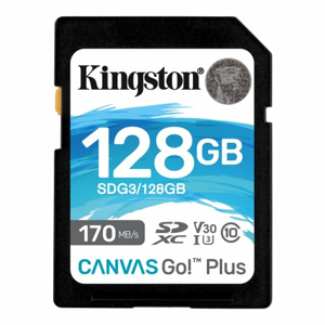 128GB SDXC Kingston U3 V30 170/90MB/s