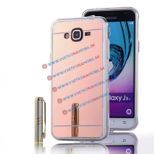 1314
Zrkadlový silikónový obal Samsung Galaxy J3 2016 ružový