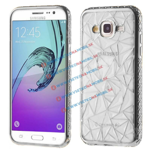 2286
DIAMOND Silikónové puzdro Samsung Galaxy J3 2016 strieborné