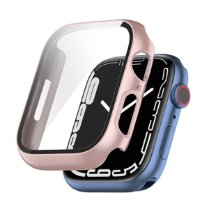 36511
Plastový obal s ochranným sklom pre Apple Watch 7 45mm ružový