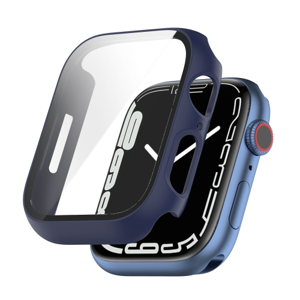 36522
Plastový obal s ochranným sklom pre Apple Watch 7 41mm modrý