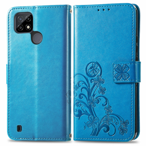 37390
ART Peňaženkový kryt Realme C21Y / C25Y FLOWERS modrý