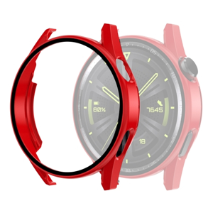 38291
Plastový kryt s ochranným sklom pre Huawei Watch GT 3 42mm červený