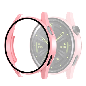 38428
Plastový kryt s ochranným sklom pre Huawei Watch GT 3 46mm ružový