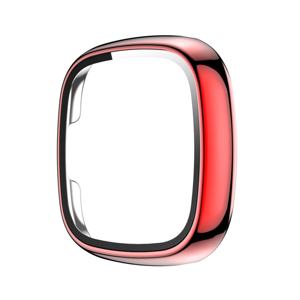 43178
Plastový kryt s ochranným sklom pre Fitbit Versa 3 / Fitbit Sense červený