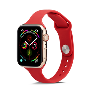 PROTEMIO 54978
THIN Silikónový remienok Apple Watch 8 / 7 (41mm) / 6 / SE / 5 / 4 (40mm) / 3 / 2 / 1 (38mm) RED