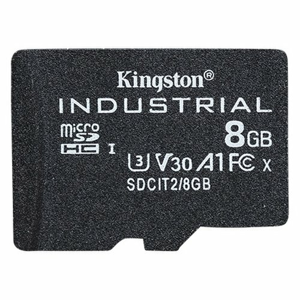 8GB microSDHC Kingston Industrial C10 A1 pSLC bez adaptéru