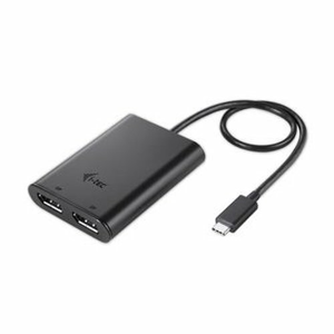 Adaptér i-tec USB-C/Dual Display Port 4K Čierny - porušené balenie