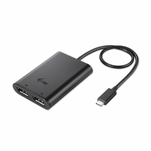 Adaptér i-tec USB-C/Dual Display Port 4K Čierny