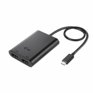 Adaptér i-tec USB-C/Dual HDMI 4K Čierny