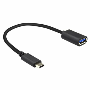 Adaptér OTG Type-C 2.0/USB 3.0 A Čierny