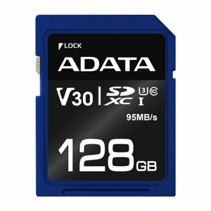 ADATA SDXC 128GB UHS-I U3 V30S 95/60MB/s