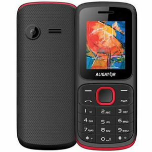 Aligator D210 Dual SIM, Čierno-červený - porušené balenie