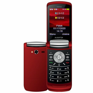 Aligator DV800 Dual SIM, Červený - porušené balenie