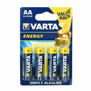 Alkalické batérie Varta R6 (AA) 4 ks High Energy
