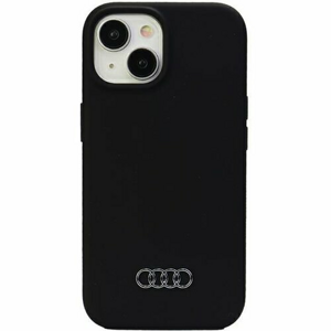 Audi Silicone Zadní Kryt pro iPhone 15 Black