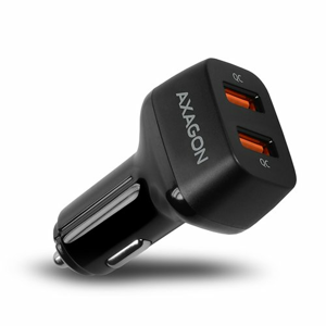 Autonabíjačka AXAGON 2XUSB Quick Charge 3.0 Čierna