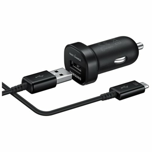 Autonabíjačka Samsung EP-LN930BBE 18W + Kábel MicroUSB 1.5m Čierna (EU Blister)