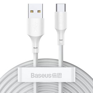 BASEUS 24466
BASEUS 2x USB Typ-C kábel 1.5 m biely