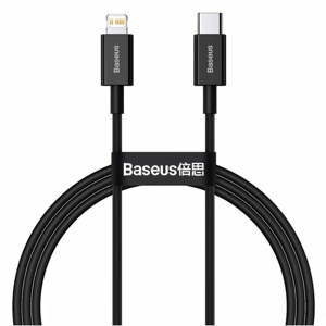 Baseus CATLYS-A01 Superior Fast Charging Datový Kabel USB-C to Lightning  20W 1m Black