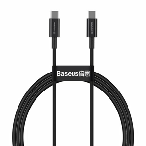 Baseus CATYS-B01 Superior Fast Charging Datový Kabel USB-C - USB-C 100W 1m Black