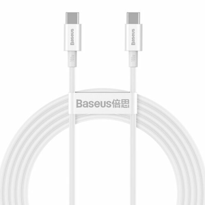 Baseus CATYS-C02 Superior Fast Charging Datový Kabel USB-C - USB-C 100W 2m White