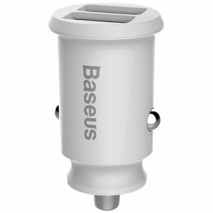 Baseus CCALL-ML02 Grain Nabíječka do Auta 15.5W 2x USB White