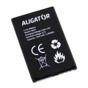 Batéria Aligator A800/A850/A870/D920 Original Li-Ion 1450mAh