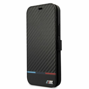 BMW M Book Carbon Stripe Pouzdro pro iPhone 13 mini Black