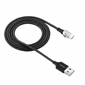 Canyon CNS-USBC8B, 1m kábel USB-C / USB, nabíjací, 5V/2A, 3.2mm, s magnetickým okrúhlym úchytom kon