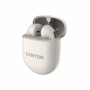 Canyon TWS-6, True Wireless slúchadlá v klasickom dizajne, béžové