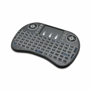 Čierna mini bezdrôtová klávesnica +  touchpad