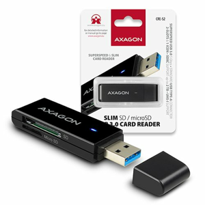 Čítačka pamäťových kariet SD/MicroSD AXAGON CRE-S2 USB 3.0