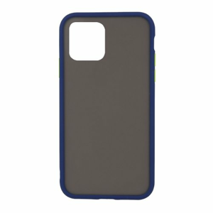 Colored Buttons case for iPhone 12 navy blue