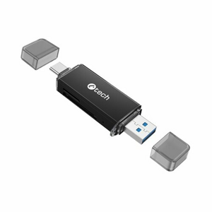 Čtečka karet C-tech UCR-02-AL, USB 3.0 TYPE A/ TYPE C, SD/micro SD