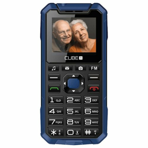 CUBE1 S400 Senior Dual SIM, Modrý