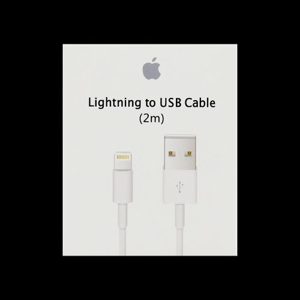 Dátový kábel iPhone 5 MD819 Lightning 2m Biely (EU Blister)