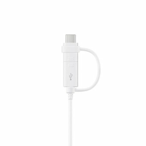 Dátový kábel Samsung EP-DG930DWE Type-C/MicroUSB 1.5m Biely