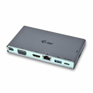 Dokovacia stanica i-tec USB-C 4K Travel Sivá