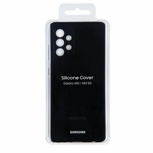 EF-PA525TBE Samsung Silikonový Kryt pro Galaxy A52/A52 5G/A52s Black (Pošk.balení)