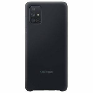 EF-PA715TBE Samsung Silikonový Kryt pro Galaxy A71 Black