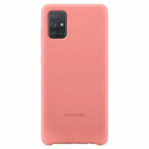 EF-PA715TPE Samsung Silikonový Kryt pro Galaxy A71 Pink