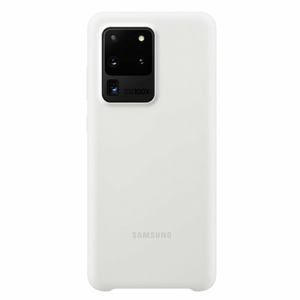 EF-PG988TWE Samsung Silikonový Kryt pro Galaxy S20 Ultra White