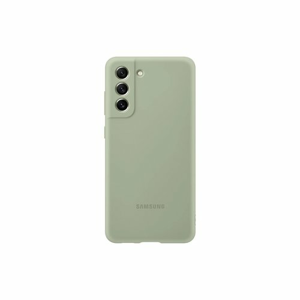 EF-PG990TME Samsung Silikonový Kryt pro Galaxy S21 FE Olive Green