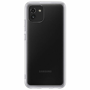 EF-QA036TTE Samsung Soft Clear Kryt pro Galaxy A03 Transparent