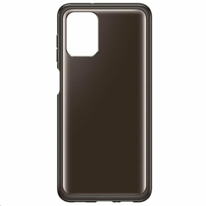EF-QA125TBE Samsung Soft Clear Kryt pro Samsung Galaxy A12 Black (Pošl. Balení)