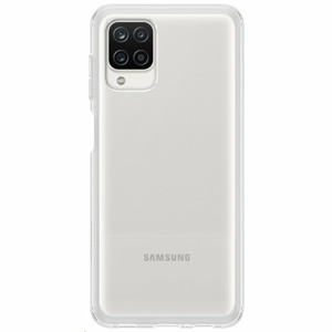 EF-QA125TTE Samsung Soft Clear Kryt pro Samsung Galaxy A12 Transparent