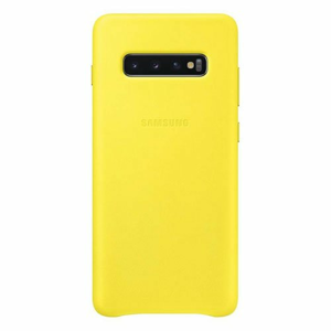 EF-VG973LYE Samsung Leather Cover Yellow pro G973 Galaxy S10 (Pošk. Blister)